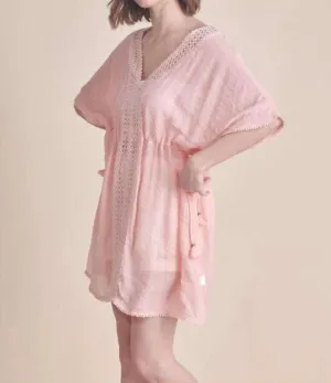 Allie Rose - FLORAL WOVEN COVER-UP TOP