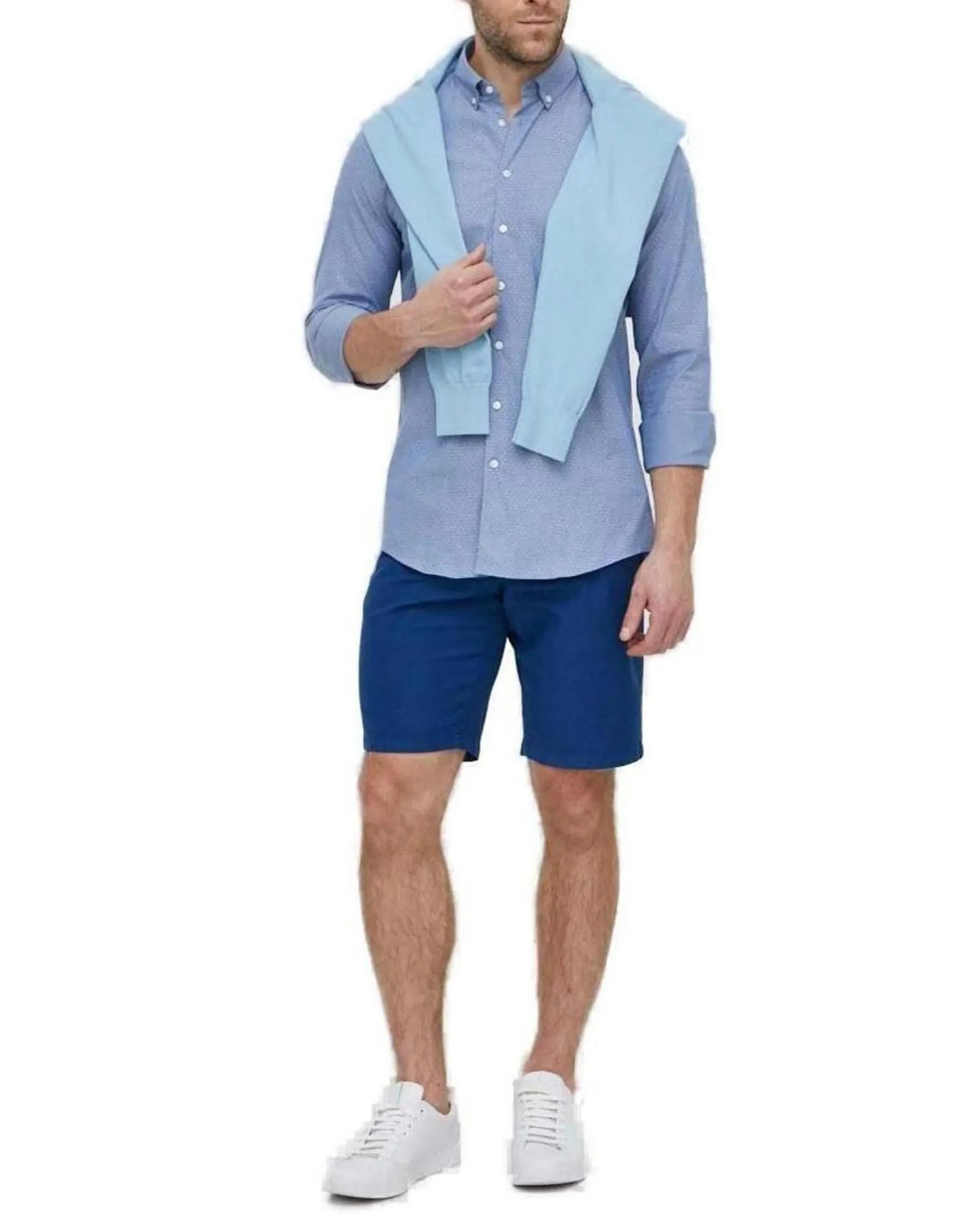 Calvin Klein SlimFit Mini Dot Print Shirt