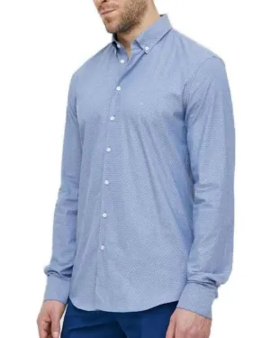 Calvin Klein SlimFit Mini Dot Print Shirt