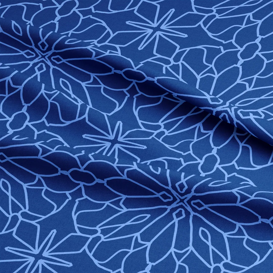 Geometric Lace Blue - Pre-Order