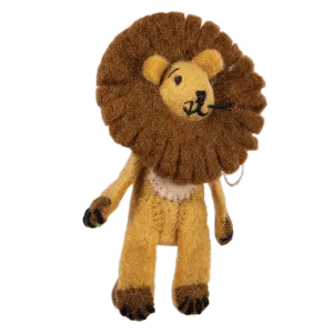 Leo Lion Woolie Finger Puppet