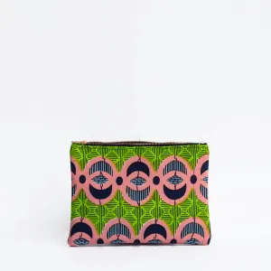 Pink Prep Zipper Clutch