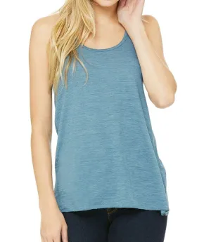 Womens Racerback Flowy Tank (Denim Slub)